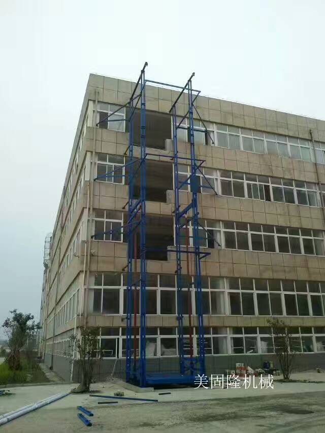 乌兰察布室外双臂导轨式升降机厂家